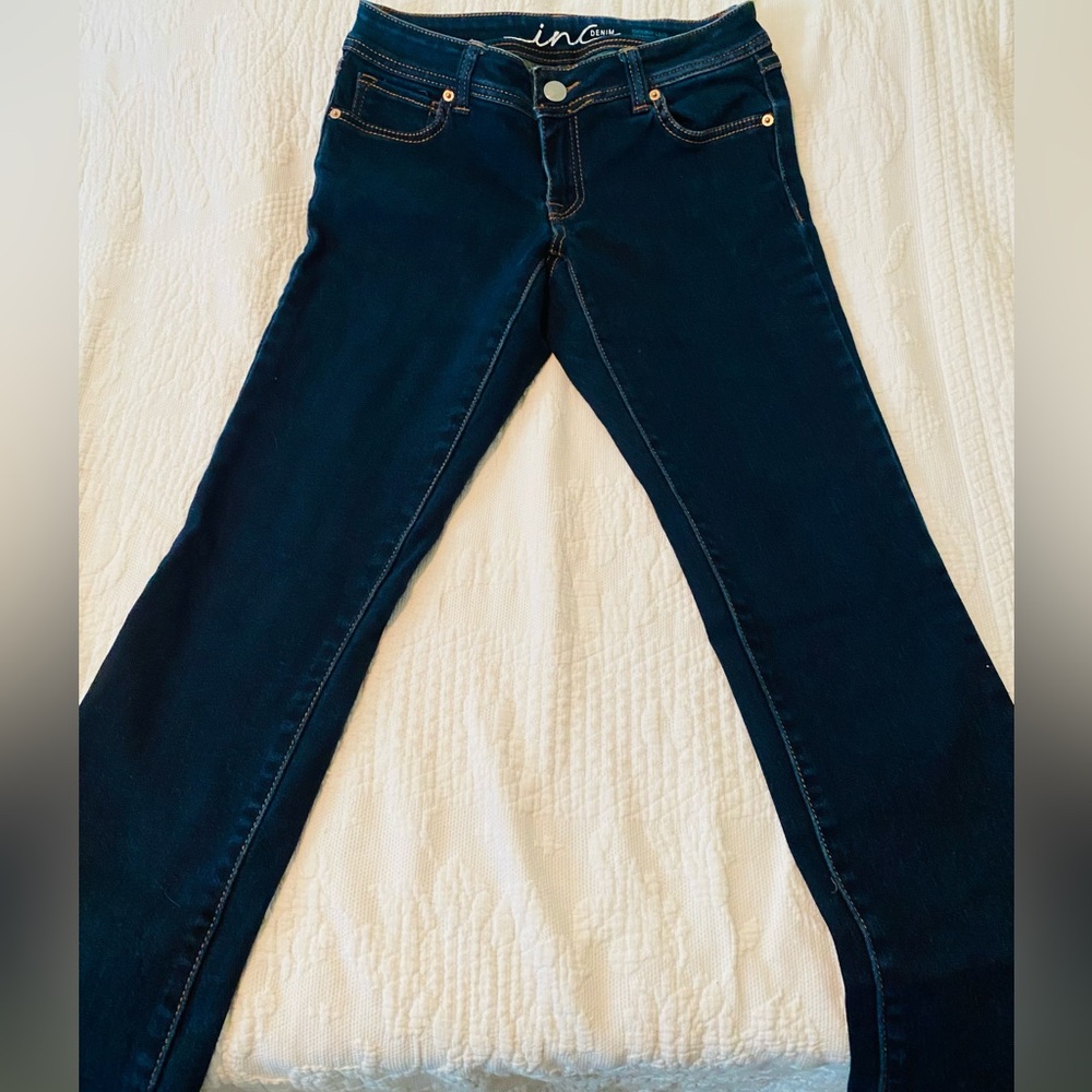 INC International Concepts Blue Straight Leg Jeans
